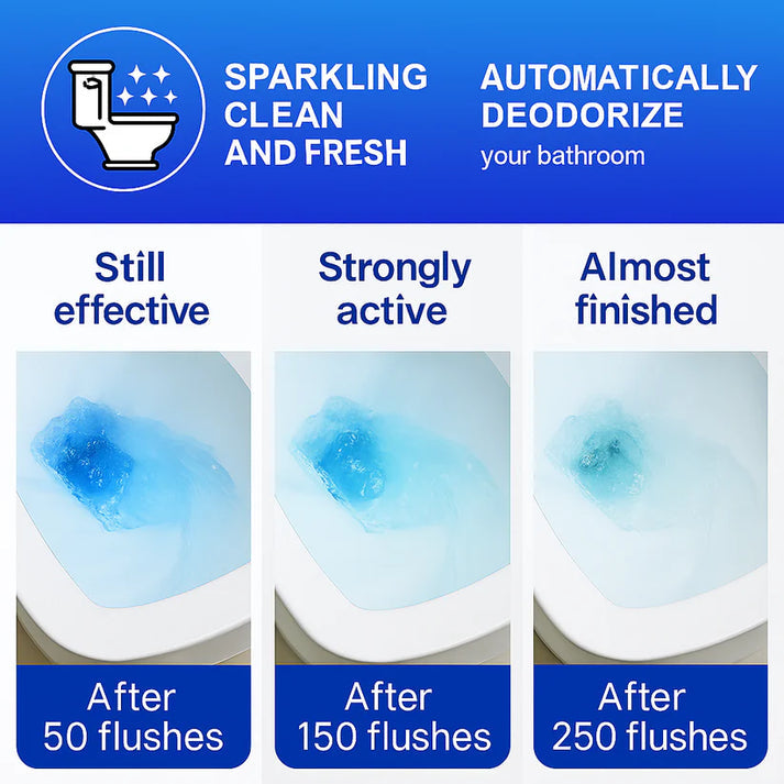 Toilet Cleaning Tablet-Toilet Deodorizer Bathroom Cleaner Tablet Pack of 5 & Get Extra 5 pack Free