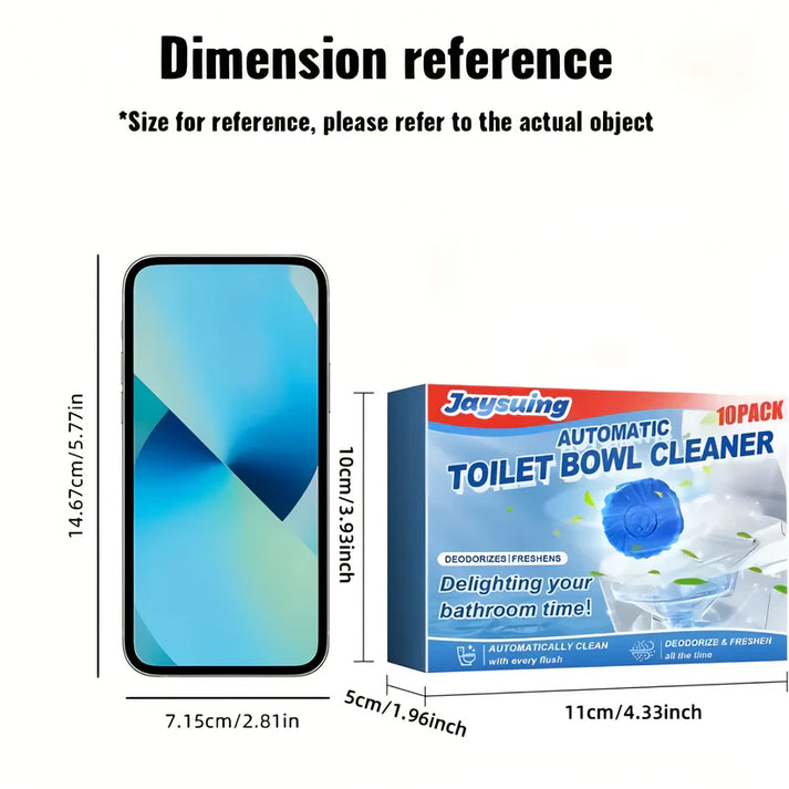 Toilet Cleaning Tablet-Toilet Deodorizer Bathroom Cleaner Tablet Pack of 5 & Get Extra 5 pack Free
